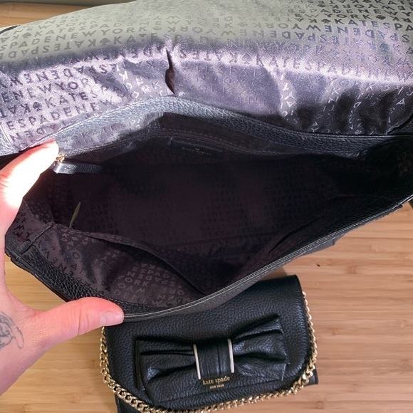 Kate Spade Bow purse with matching wallet/clutch - Picture 2 of 7